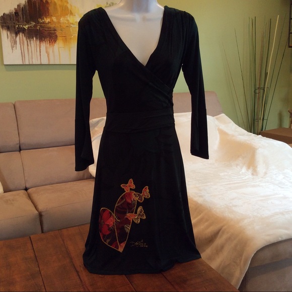 New Spanish Desigual Long sleeved dress